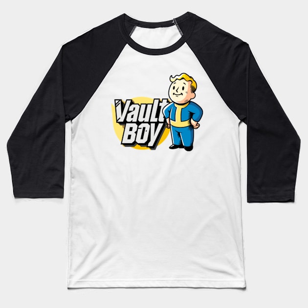 Vault Boy Baseball T-Shirt by aswIDN